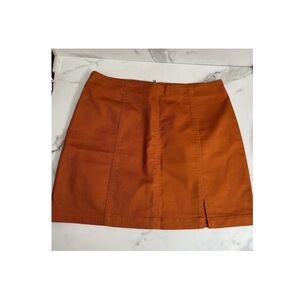 Forever 21 Burnt Orange A-Line Skirt